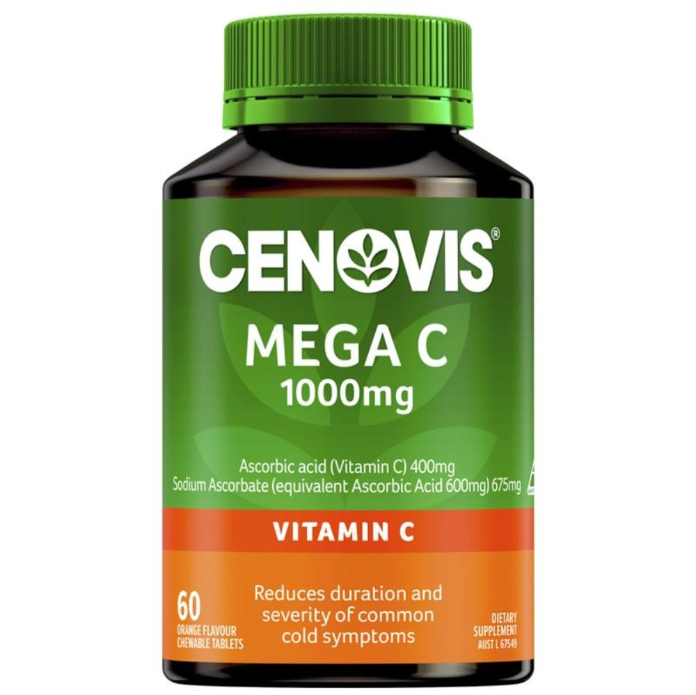 Cenovis Mega C Orange Chewable Tablet 1000mg 60