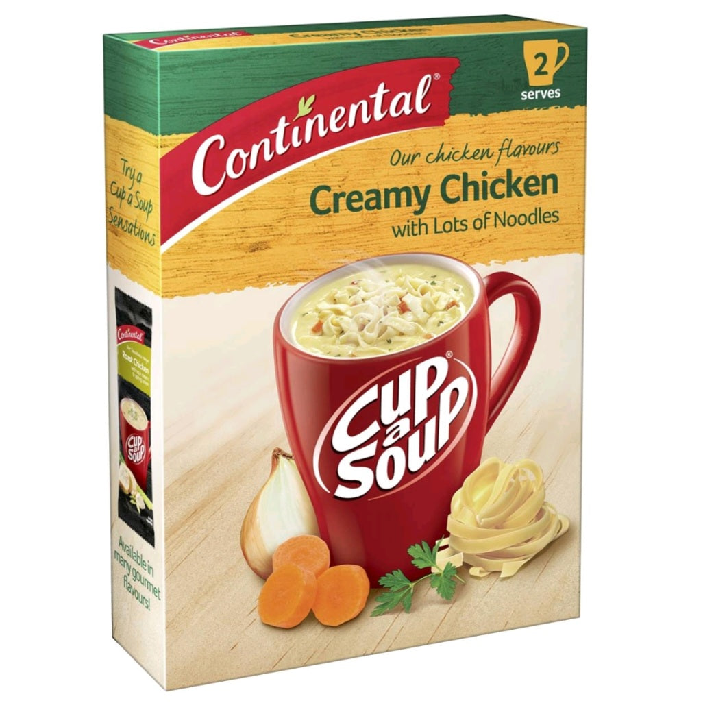 Continental Cup A Soup Creamy Chicken with Lots of Noodles 2pkt 60g