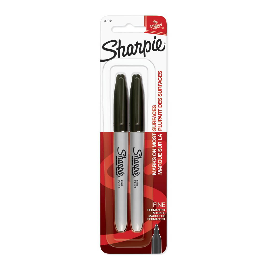 Sharpie Fine Point Permanent Marker Black 2pk