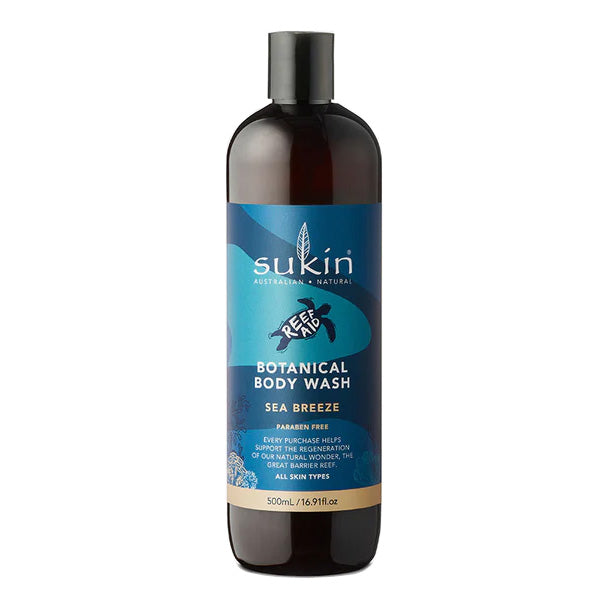 Sukin Botanical Body Wash Sea Breeze 500ml