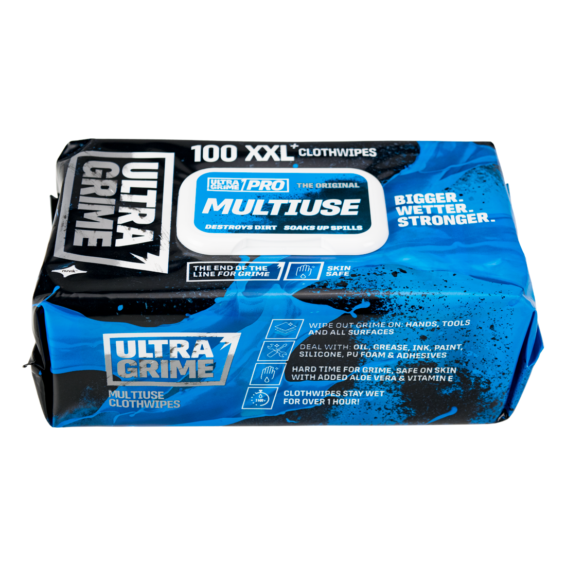 UltraGrime Multiuse XXL+ Clothwipes 100pk