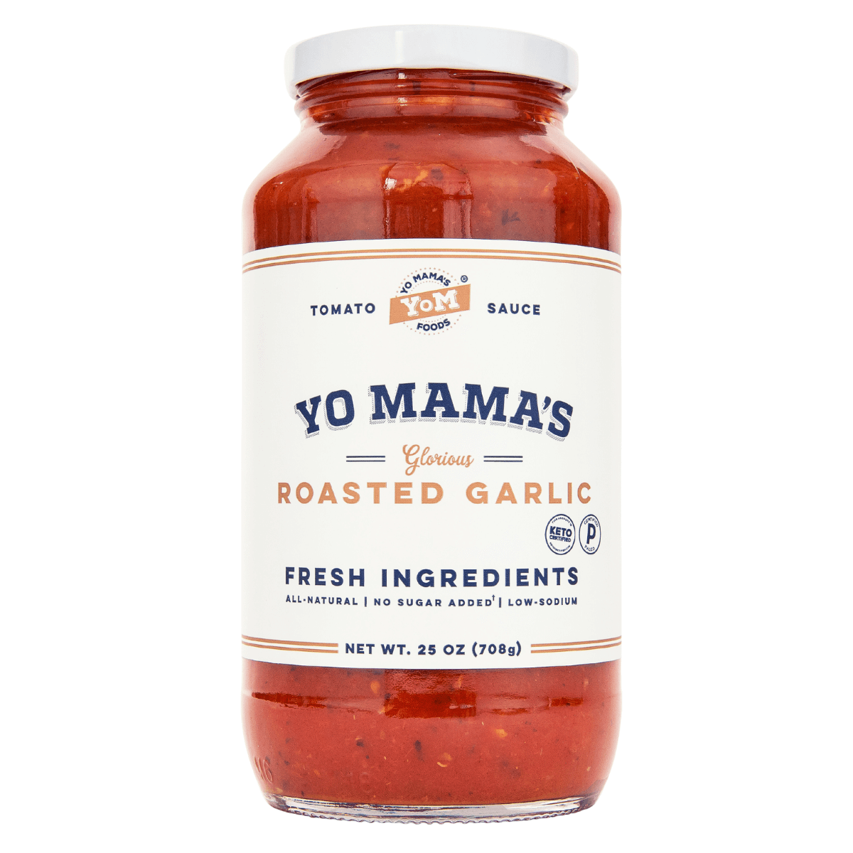 Yo Mama's Roasted Garlic Pasta Sauce 708g